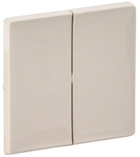 Лицевая панель Legrand Valena Life для 2-кл. выключателя слоновая кость фото Лицевая панель Legrand Valena Life для 2-кл. выключателя слоновая кость картинка